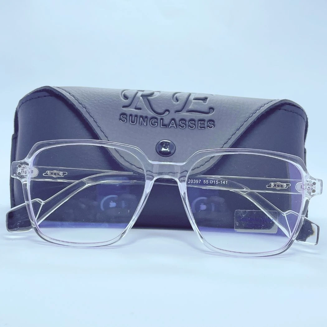 Fantastic stone 20397 Eyeglasses – Front Close View (Transparent purple) Fantastic stone 20397 eyeglasses in Transparent purple – front close view