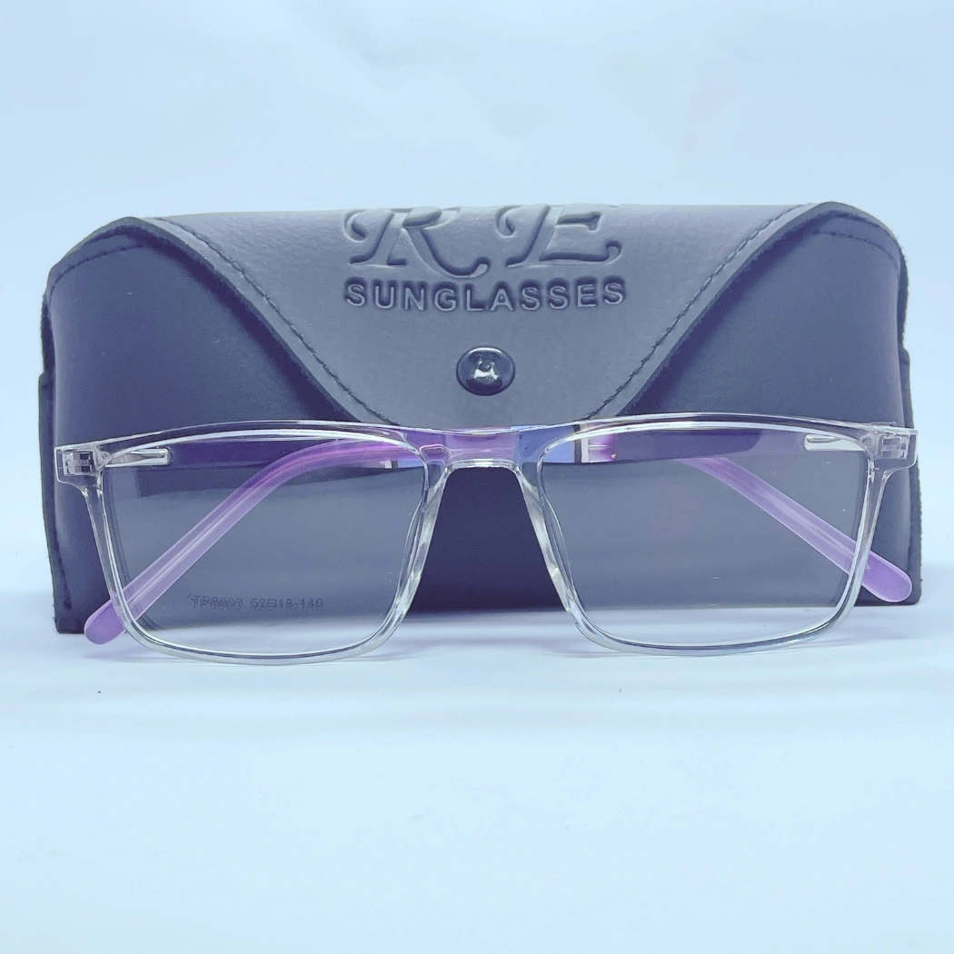 Vision 8803 Eyeglasses – Front Close View (Transparent) Vision 8803 Eyeglasses in Transparent – front close view