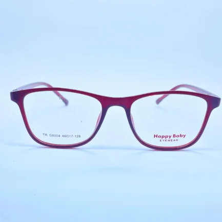 Happy Baby 8004 Eyeglasses – Front Open View (Maroon)