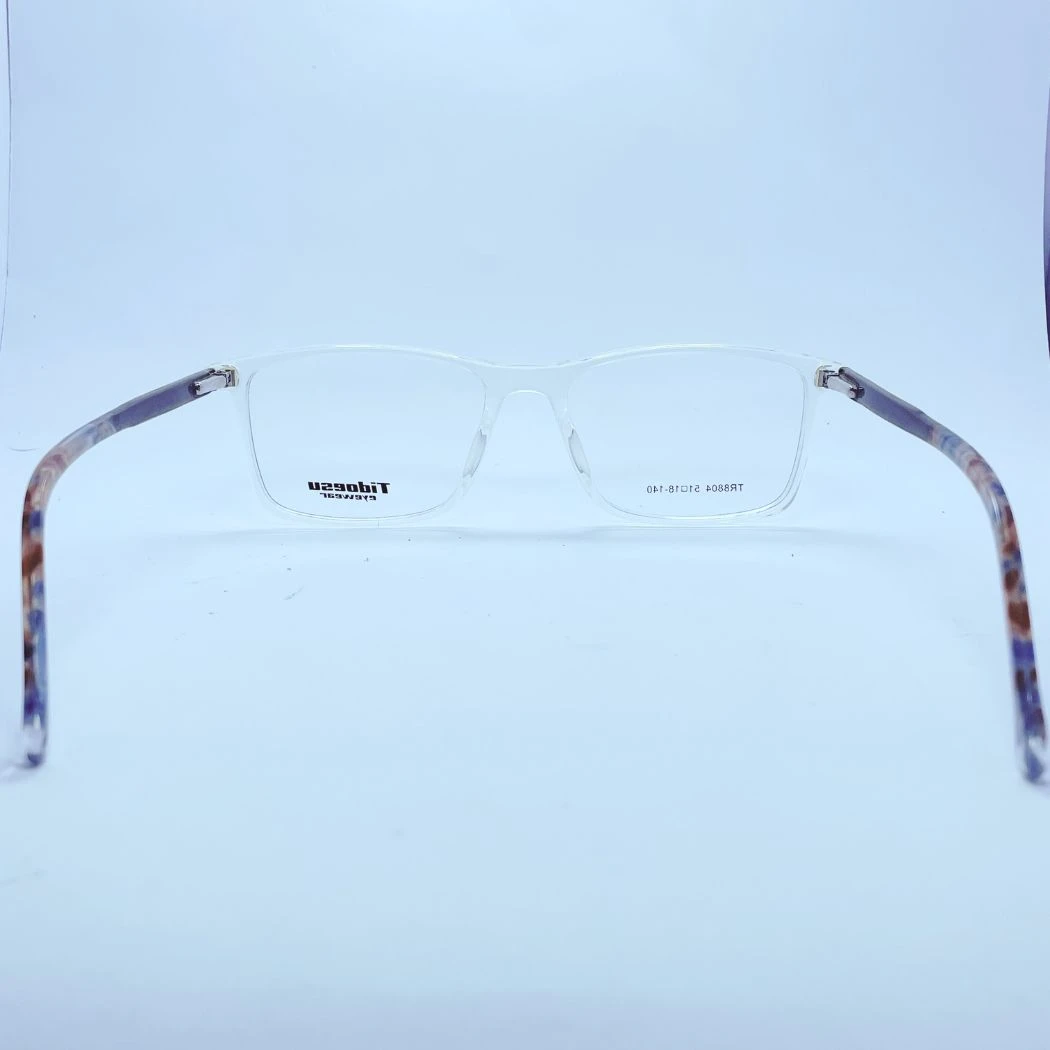 Tidoesu 8804 eyeglasses in White & Brown – back view