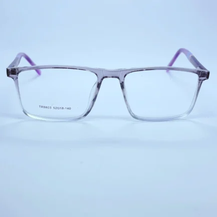 Vision 8803 Eyeglasses in Transparent – front open view