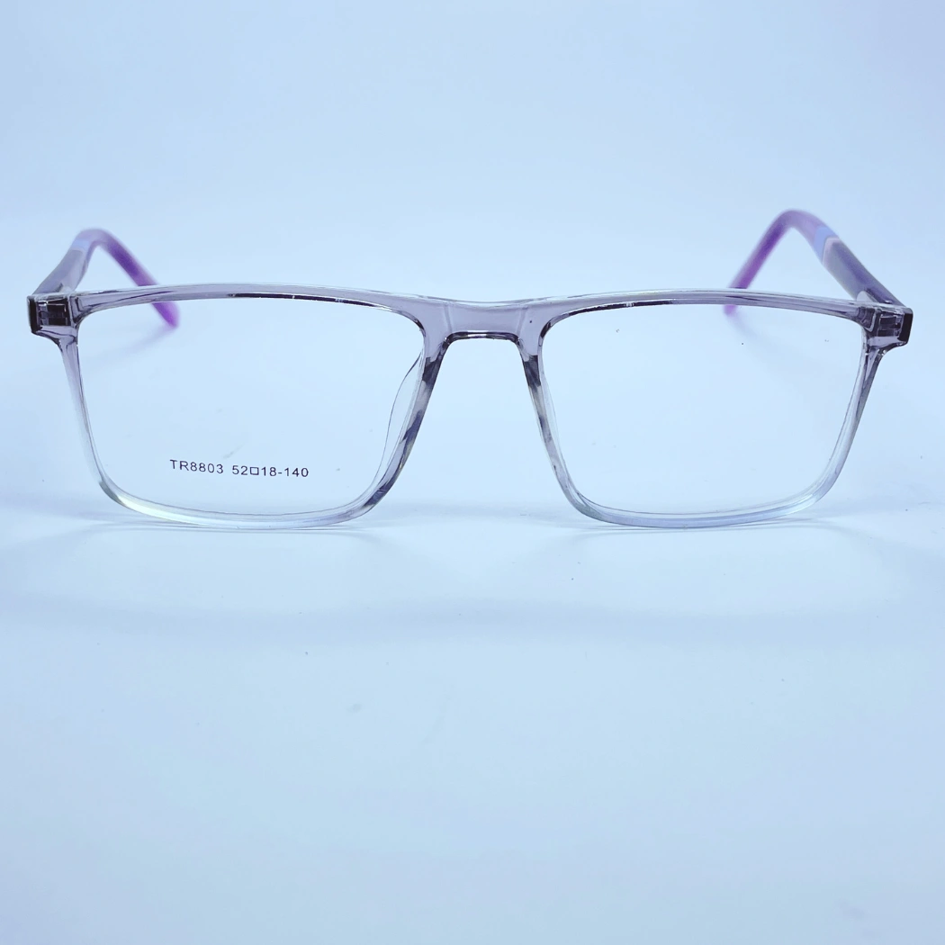 Vision 8803 Eyeglasses – Front Open View (Transparent) Vision 8803 Eyeglasses in Transparent – front open view