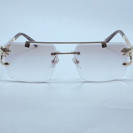 Cartier 64059 sunglasses in Golden โ front open view