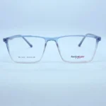 Justin Kobe 6001 eyeglasses in Light Blue and white – front open view