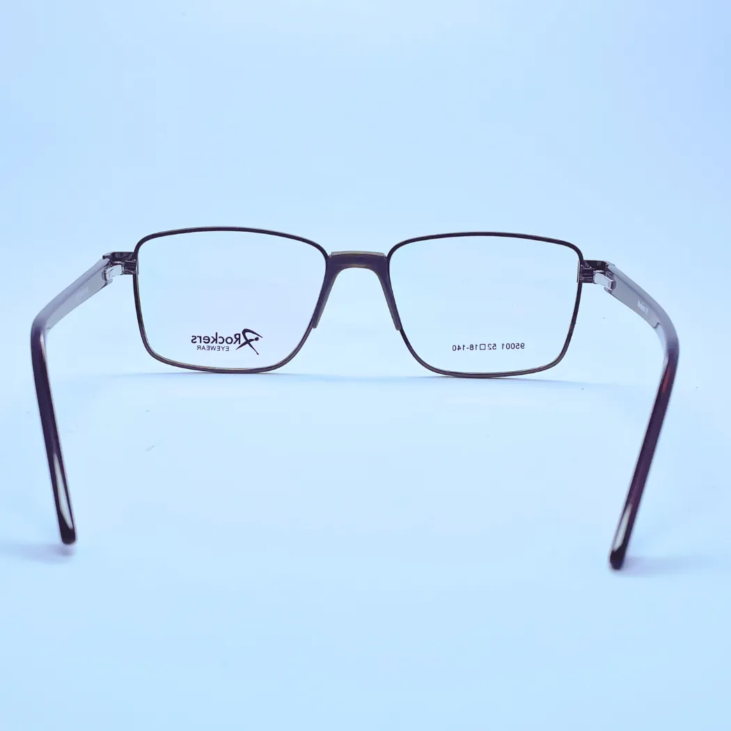 Rockers 95001 Eyeglasses in Brown – back view