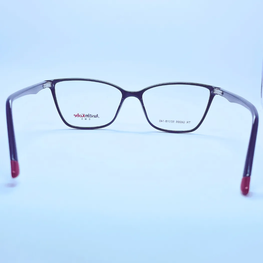Justin Kobe 6005 eyeglasses in Black – back view