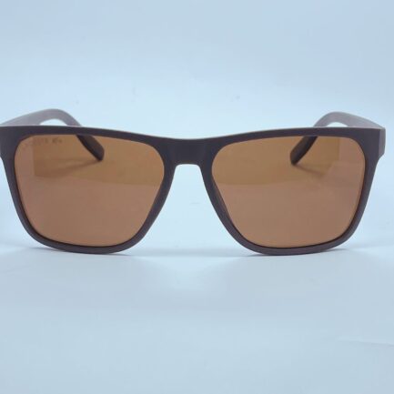 Lacoste P016 sunglasses in Brown โ front open view