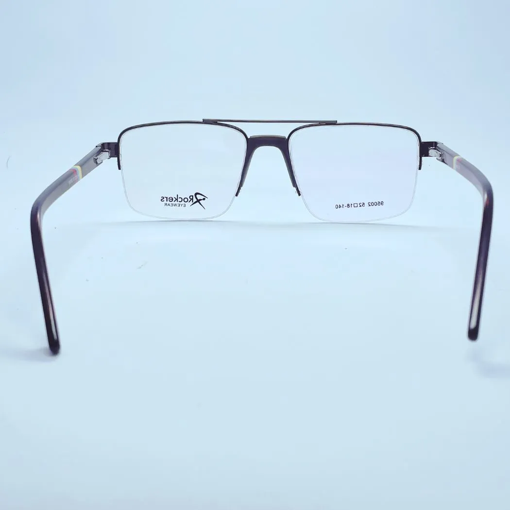 Rockers 95002 eyeglasses in Brown – back view