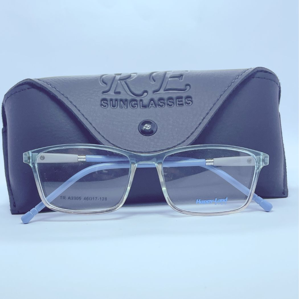 Happy Land A3305 Eyeglasses – Front Close View (Light Blue) Happy Land A3305 eyeglasses in Light Blue – front close view
