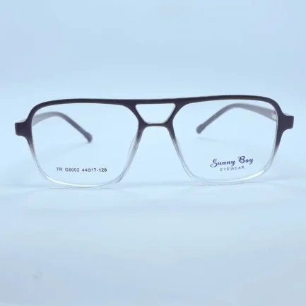Sunny Boy G8002 eyeglasses in Black and white – front open view