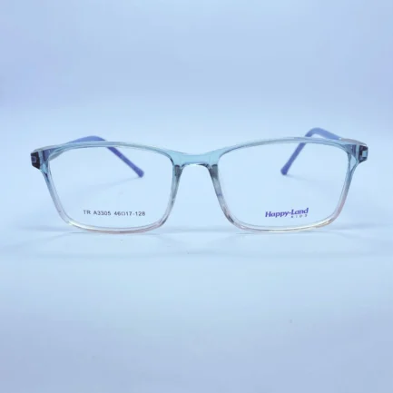 Happy Land A3305 eyeglasses in Light Blue – front open view