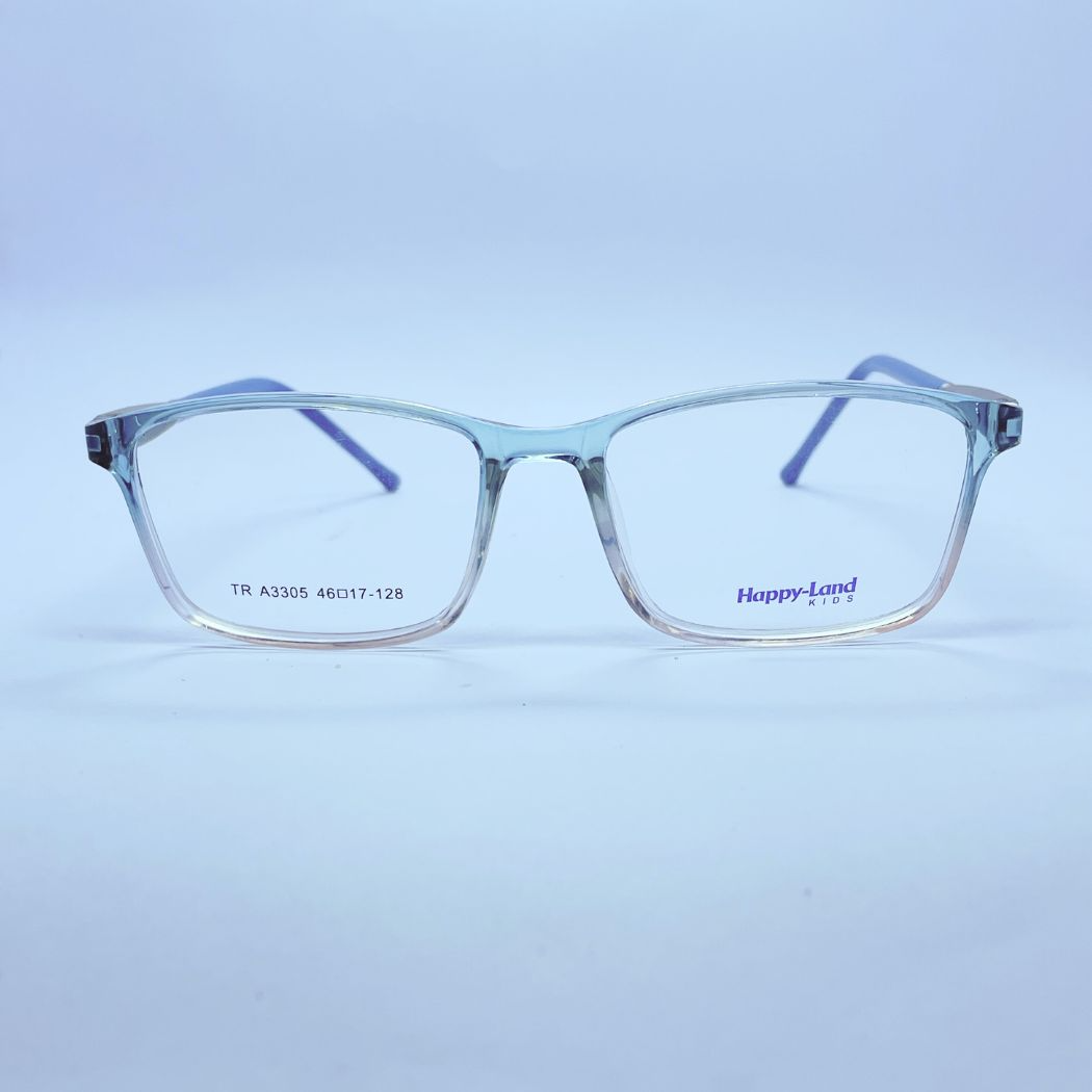 Happy Land A3305 Eyeglasses – Front Open View (Light Blue) Happy Land A3305 eyeglasses in Light Blue – front open view