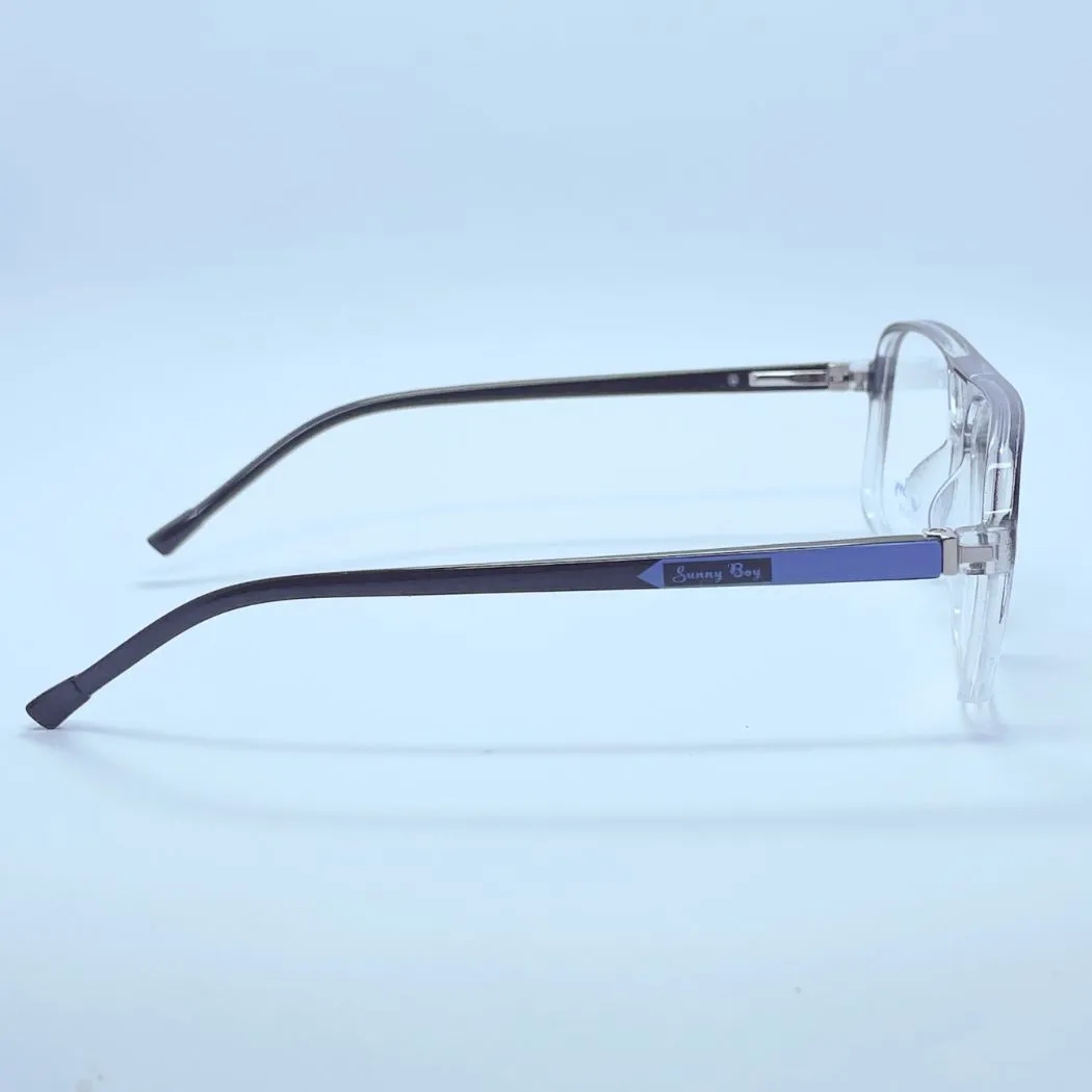 Sunny Boy G8002 Eyeglasses – Side View View (Black and white) Sunny Boy G8002 eyeglasses in Black and white – side view view