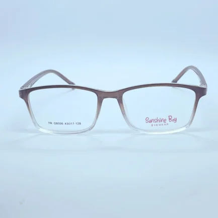 Sunshine boy 8006 Eyeglasses in brown – front open view