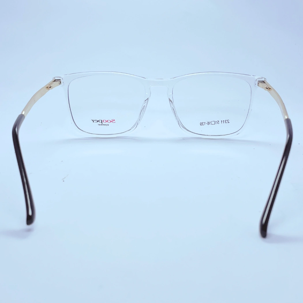 Sooper 2311 Eyeglasses in White and golden – back view