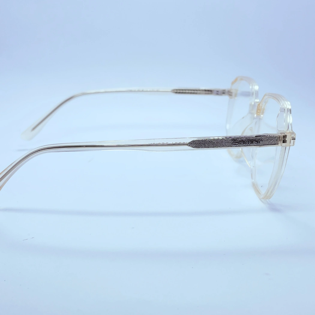 Sameir 18310 Eyeglasses – Side View (Golden) Sameir 18310 Eyeglasses in Golden – side view