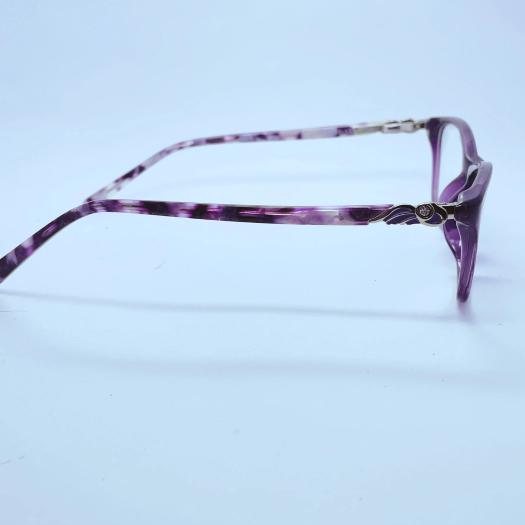 Vision 1264 Eyeglasses – Side View (Purple) Vision 1264 Eyeglasses in Purple – side view