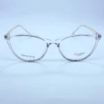 Sooper 2305 Eyeglasses in White and golden – front open view