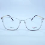 Sooper 2311 Eyeglasses in White and golden – front open view