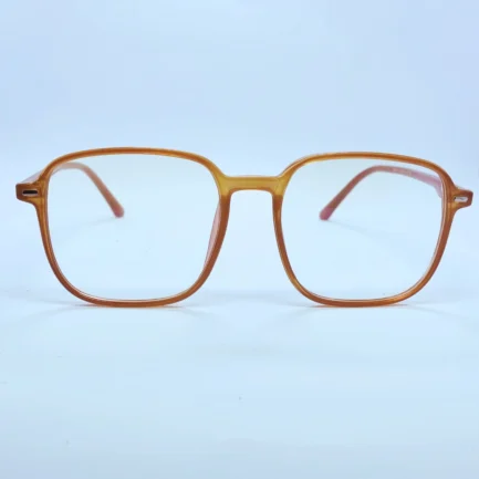 Vision 60144 Eyeglasses in Brown – front open view