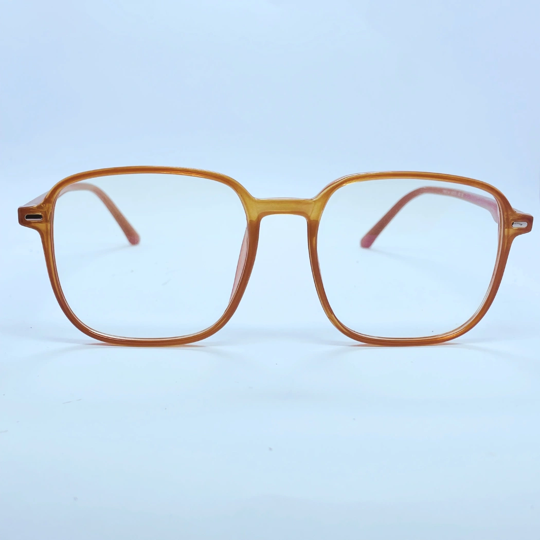 Vision 60144 Eyeglasses – Front Open View (Brown) Vision 60144 Eyeglasses in Brown – front open view
