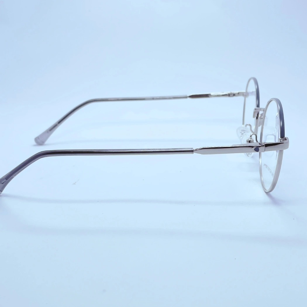 TOTO 82908 Eyeglasses – Side View (Silver) TOTO 82908 Eyeglasses in Silver – side view